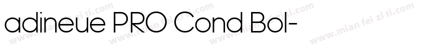 adineue PRO Cond Bol字体转换